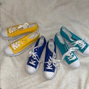 Colorful Kids Canvas Sneakers